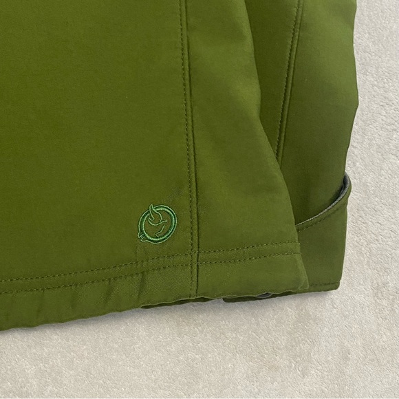 Outer Boundary Medium Green Outerwear Full Zip Fleece Athletic Jacket Womens - Picture 7 of 10